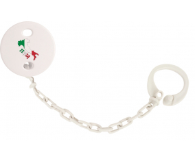 Attache-tétine Italia mapea el color blanco