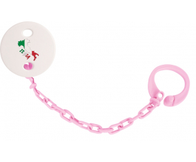 Attache-tétine Italia mapea el color rosa claro