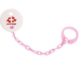 Attache-sucette Suiza mapea el color rosa claro