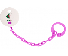 Attache-tetine Algerie mapas color Rose fuschia