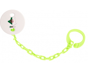 Attache-tetine Algerie mapea el color verde