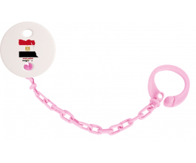 Attache-tetina Egipto mapea el color rosa claro