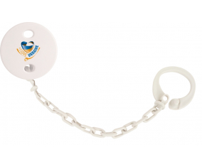 Attache-piruleta Me encanta Ucrania color blanco