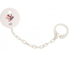 Attache-tetina me encanta Yemen color blanco