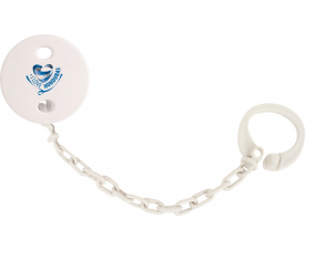 Attache-Tetina Amo a Honduras Blanco