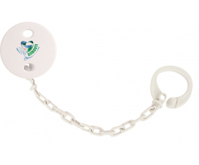Attache-piruleta me encanta el color blanco Djibbouti