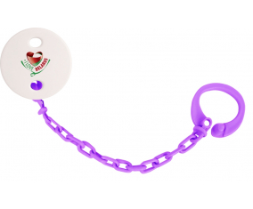 Attache-tetina me encanta bielorrusa color Violeta