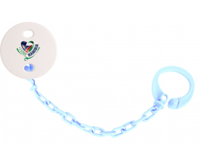 Attache-piruleta I Love Namibia azul cielo