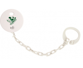 Attache-tetina me encanta Pakistán Color blanco