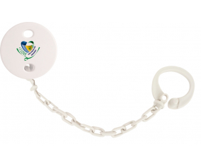 Attache-piruleta I Love Saint Vincent y Grenadines color blanco