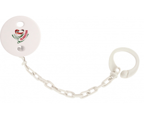 Attache-piruleta me encanta el color blanco tajakistano