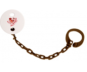 Attache-piruleta me encanta Suiza Color Brown