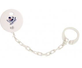 Attache-piruleta I Love new Zealand color blanco