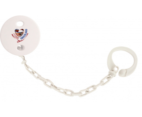 Attache-tétin Me encanta el color blanco swazilandia