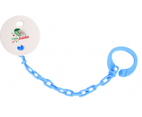 Attache-tétine Me encanta el diseño argelia 2 color azul turquesa