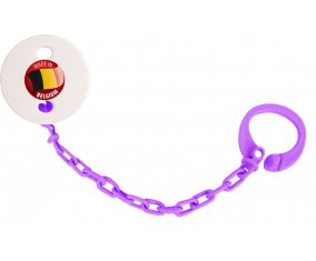 Attache-piruleta made in BELIUM color violeta