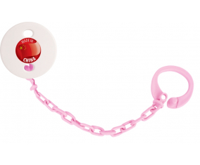 Attache-tetina made in CHINA color rosa claro