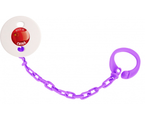 Attache-tetina made in CHINA Violet Color