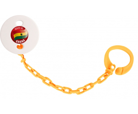 Attache-tétina made in GHANA Color naranja