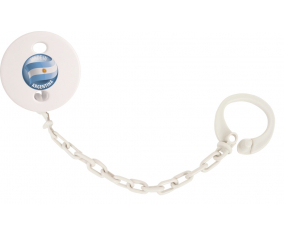 Attache-tétina made in ARGENTINA color blanco