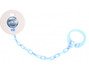 Attache-tétine made in ARGENTINA color Sky Blue