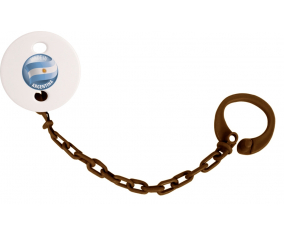 Attache-tétina hecha en ARGENTINA Color Brown