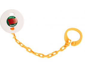 Attache-lingch Hecho en MARRUECOS color naranja