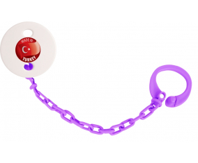 Attache-tétina made in TURKEY Violet Color