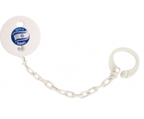 Attache-tétina hecha en COLOR BLANCO ISRAEL