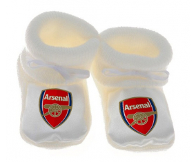 Chausson bebé Arsenal Football Club color blanco