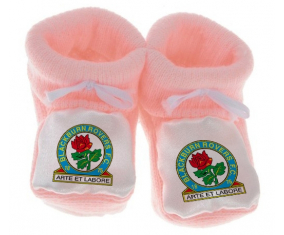 Chausson bebé Blackburn Rovers Football Club de color rosa