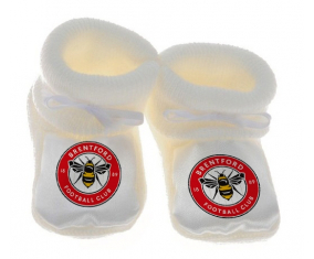 Chausson bebé Brentford Football Club color blanco