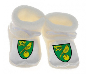 Chausson Baby Norwich City Club de Fútbol Color Blanco