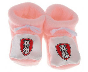 Chausson bebé Rotherham United Football Club color Rose