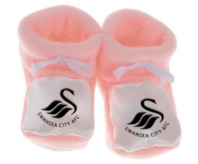 Chausson bebé Swansea City Asociación Club de Fútbol Color Rose