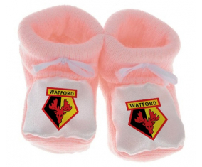 Chausson bebé Watford Football Club de color rosa