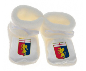 Chausson bebé Génova Cricket y Football Club color blanco
