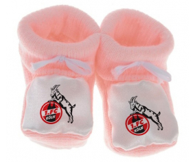 Chausson bebé Fu-ball-Club Koln color rosa