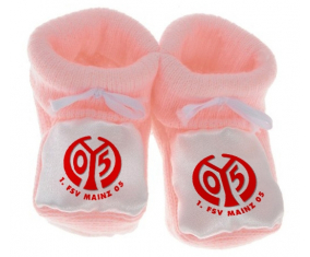 Chausson bebé FSV Mainz 05 color rosa