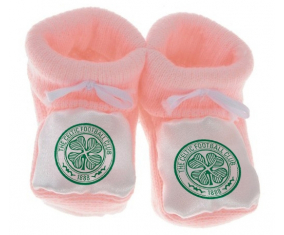 Chausson bebé celtic club de fútbol color rosa