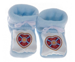 Chausson baby heart of Midlothian Football Club Blue