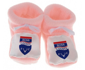 Chausson bebé Ross County Football Club Color Rose