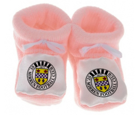 Chausson bebé Saint Mirren Club de Fútbol color rosa