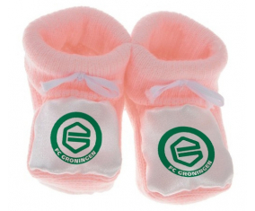 Chausson club de fútbol bebé Groningen color rosa
