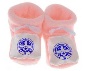 Chausson Baby Union Unión Deportiva Monastirian color rosa