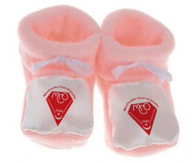 Chausson bebé Mouloudia Club oranese color Rosa