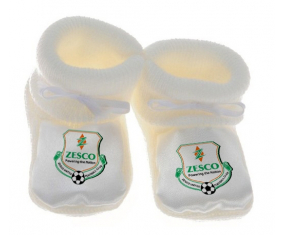 Chausson bebé ZESCO United Football Club color blanco