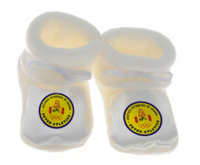 Chausson bebé Atlético Petrees de Luanda en color blanco