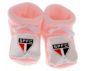 Chausson Baby Sao Paulo Futebol Pink Color Clube