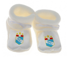 Chausson Baby Club Sporting Cristal Péru color blanco